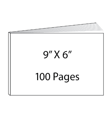 Picture of 9 x 6- 100 Page Hardcover Guest Book