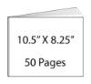 Picture of 10.5 x 8.25 - 50 Page Hardcover Guest Book