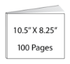 Picture of 10.5 x 8.25 - 100 Page Hardcover Guest Book